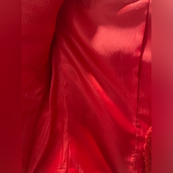 Red Talbots Tweed Blazer. Worn once, great condition. Size 2. - Picture 4 of 4